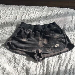 Nike Women's Black and Gray Athletic Shorts